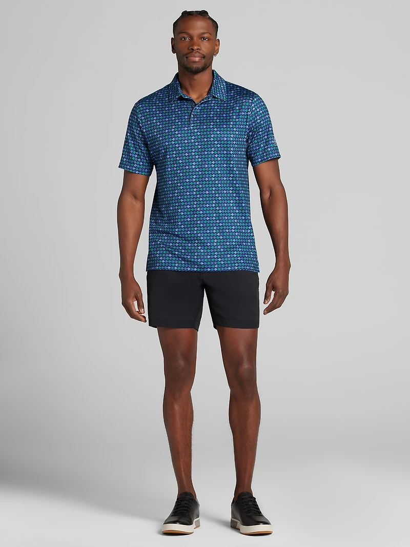 Classic Fit Active Waist Performance Stretch Shorts 7