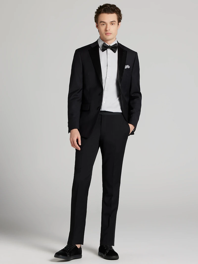 Slim Fit Wool 3-Piece Tuxedo
