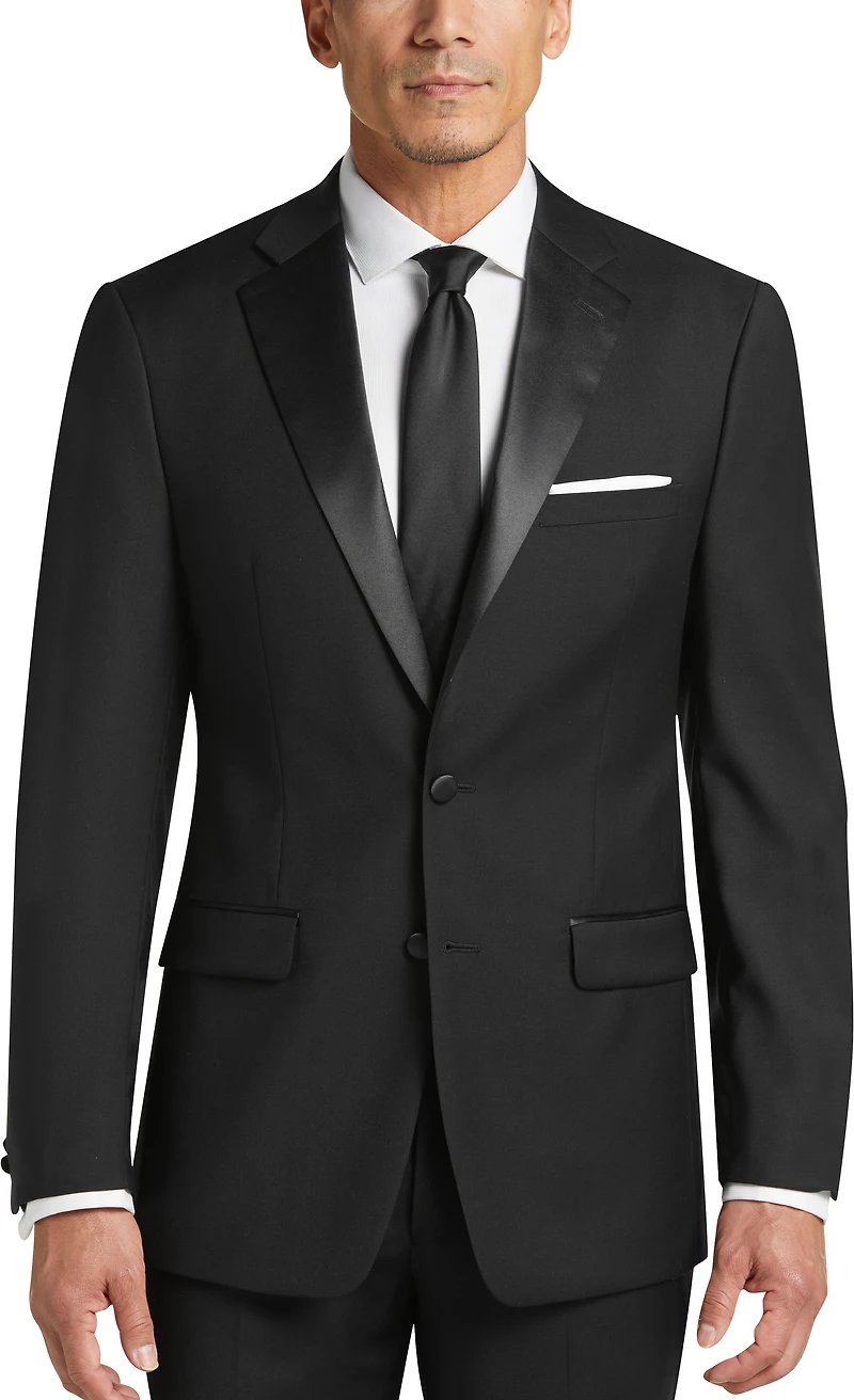 Slim Fit Wool 3-Piece Tuxedo