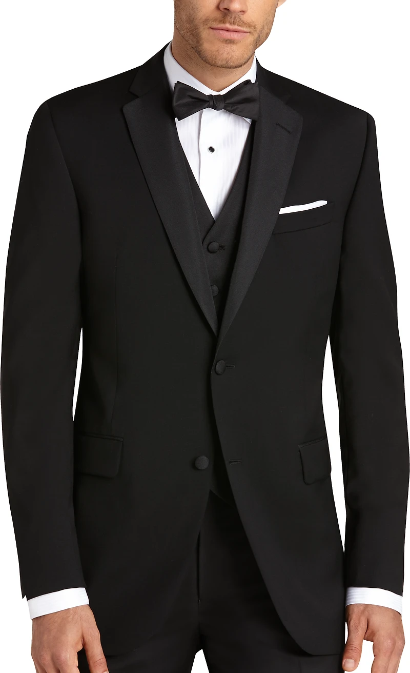 Slim Fit Wool 3-Piece Tuxedo