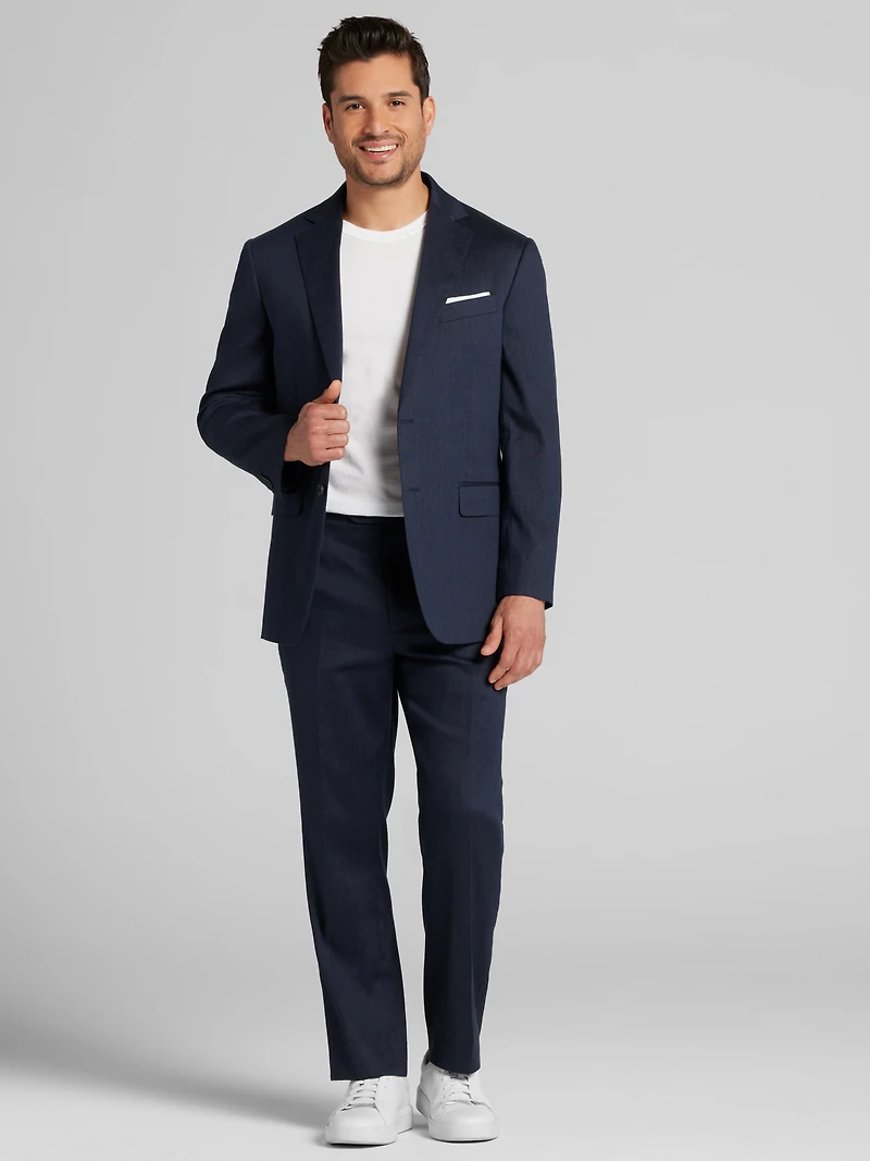 Modern Fit Performance Linen Suit Jacket