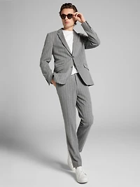 Slim Fit Stripe Suit Jacket