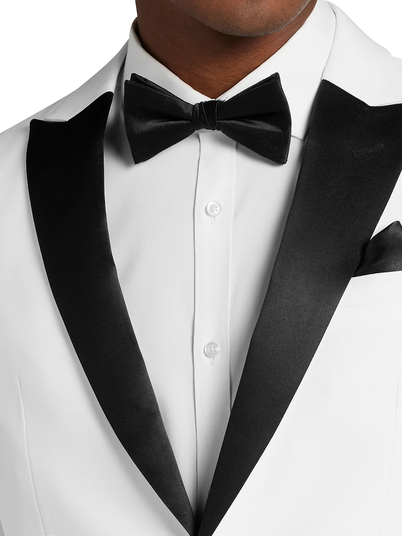 Modern Fit Satin Peak Lapel Tuxedo Jacket
