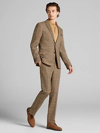 Slim Fit Herringbone Suit Jacket