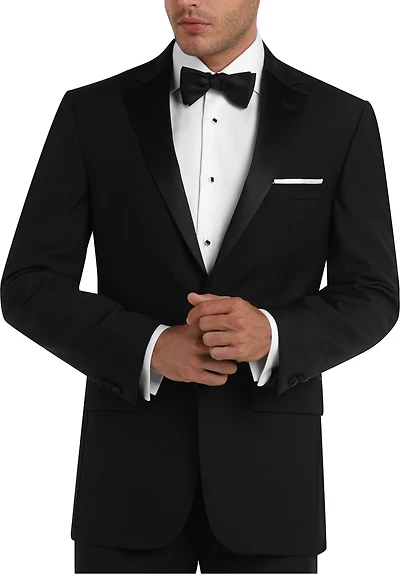 Classic Fit Wool Blend Notch Lapel Tuxedo Jacket