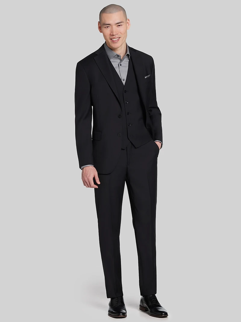 Slim Fit Wool Blend 3-Piece Suit