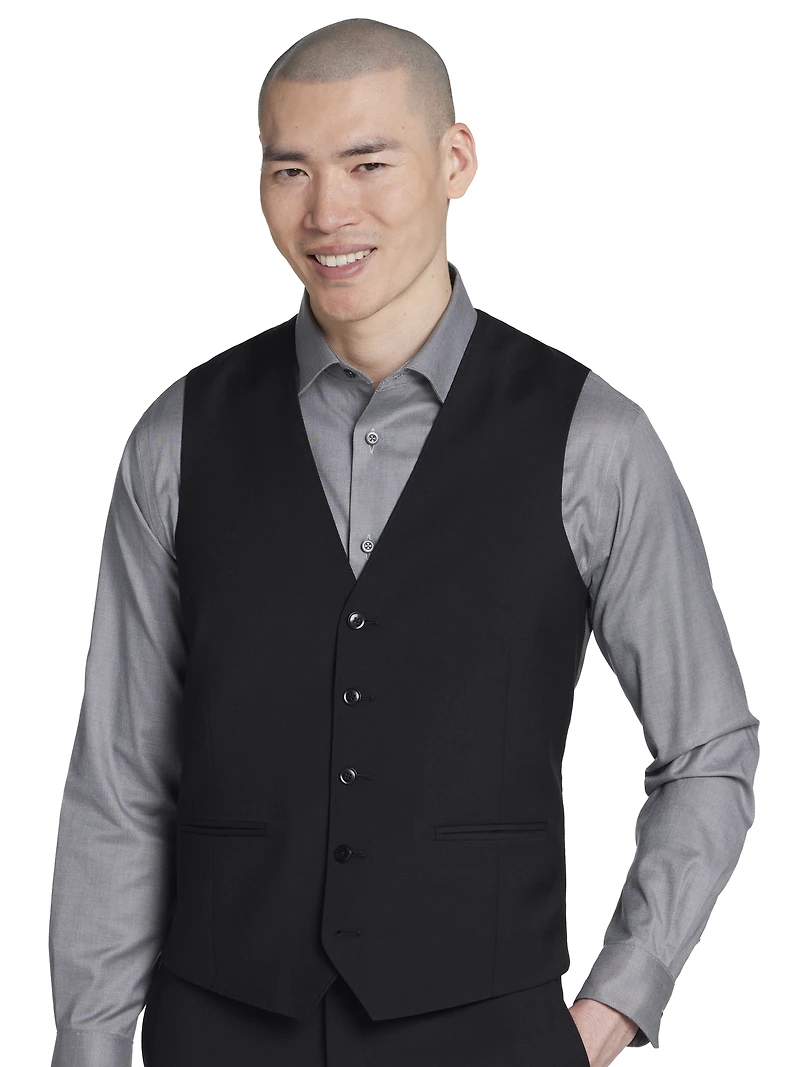Slim Fit Wool Blend 3-Piece Suit
