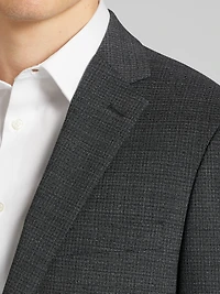 CHILLFLEX Slim Fit Mini Check Suit Jacket
