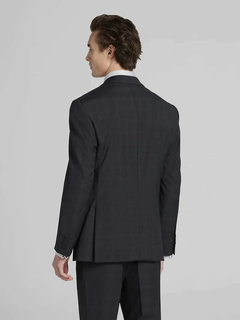 CHILLFLEX Modern Fit Plaid Suit Jacket