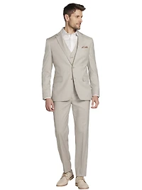 Slim Fit Wool Blend 3-Piece Suit