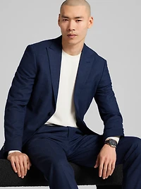 Slim Fit Tic Suit Jacket