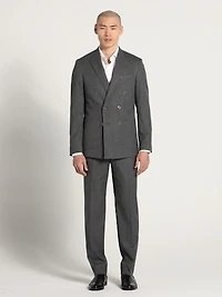 Slim Fit Stripe Suit Jacket