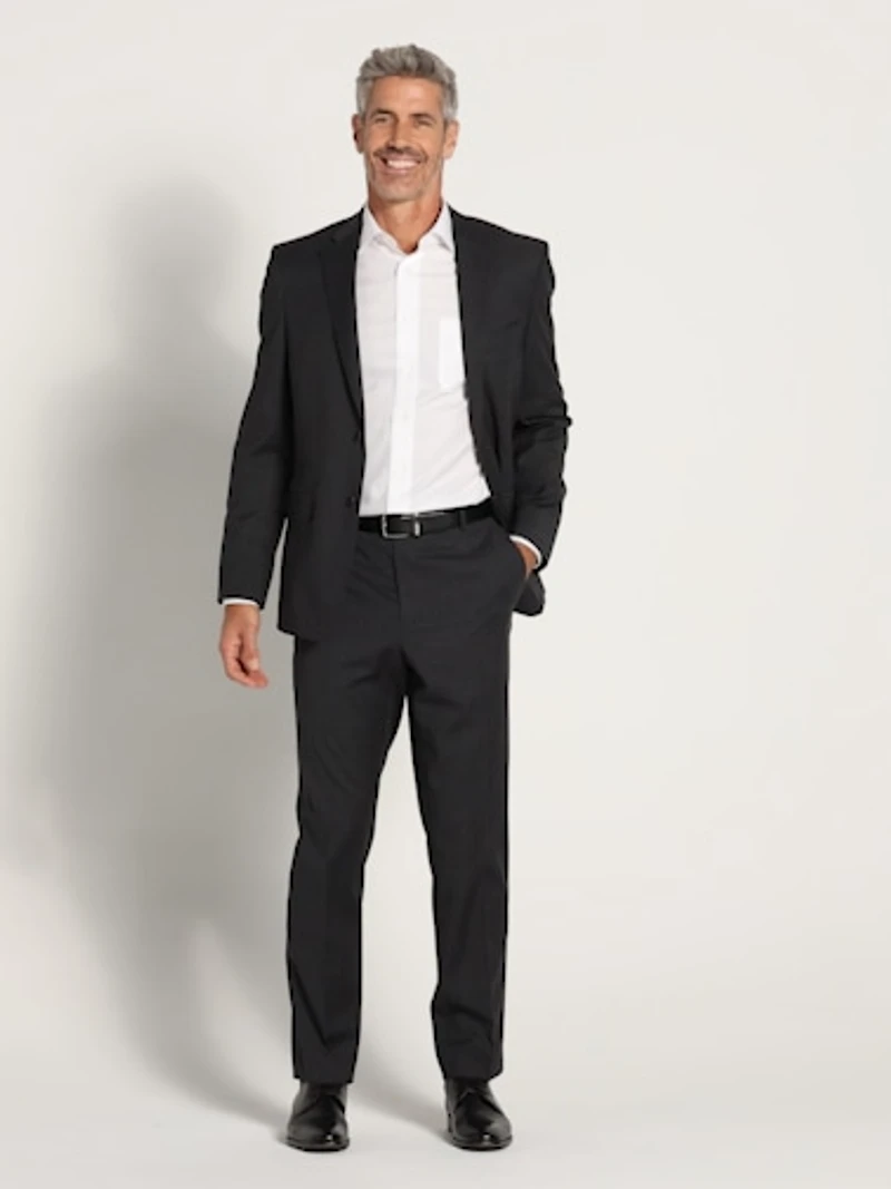 Classic Fit Plaid Suit Jacket