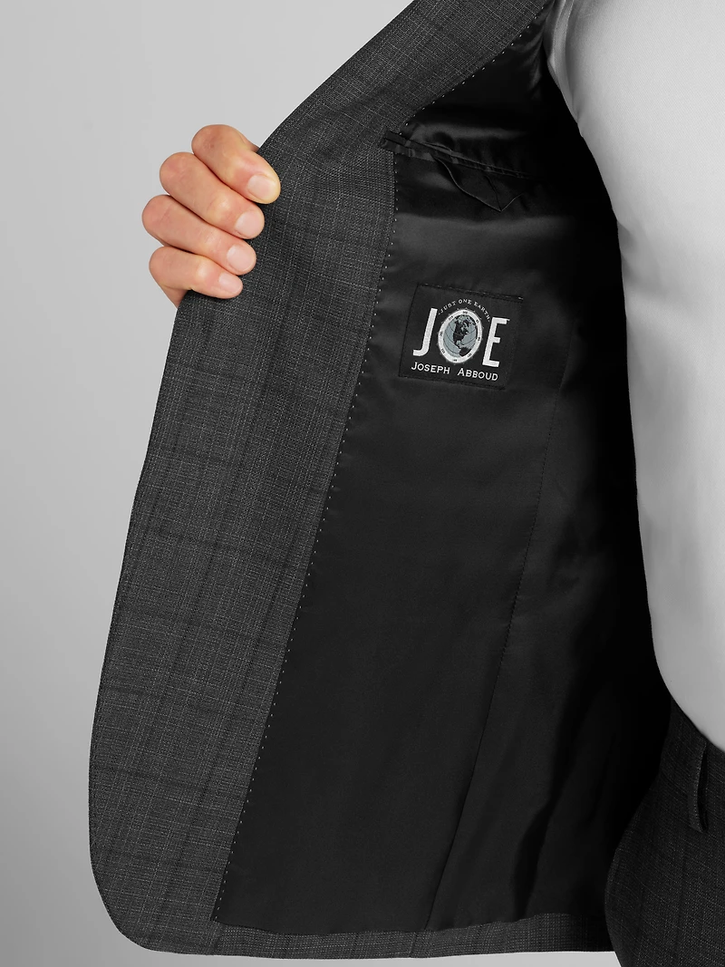 Slim Fit Windowpane Suit Separates Jacket