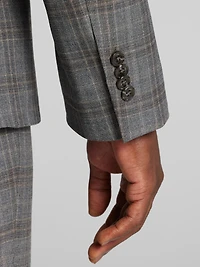 Classic Fit Plaid Suit