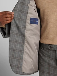 Classic Fit Plaid Suit