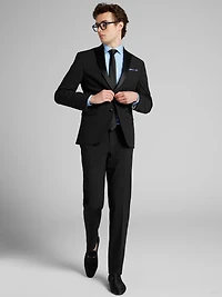 Skinny Fit Satin Peak Lapel Tuxedo