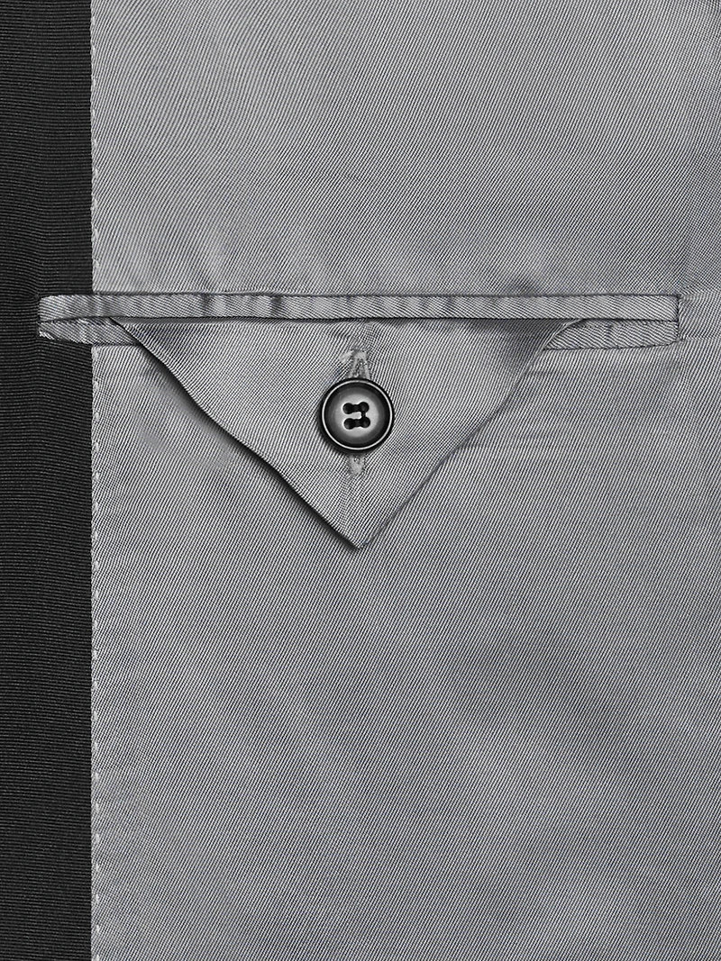 Slim FIt Wool Peak Lapel 3-Piece Tuxedo