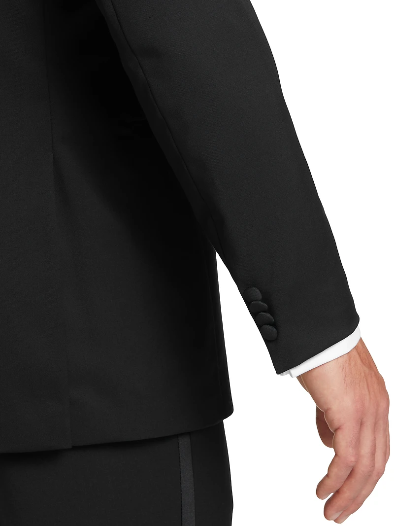 Slim FIt Wool Peak Lapel 3-Piece Tuxedo