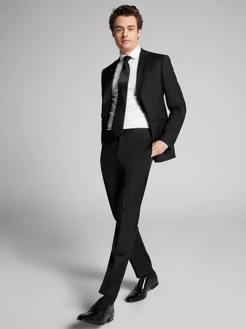 Slim Fit Wool 3-Piece Tuxedo