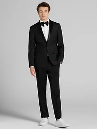 Slim Fit Wool Shawl Lapel 3-Piece Tuxedo