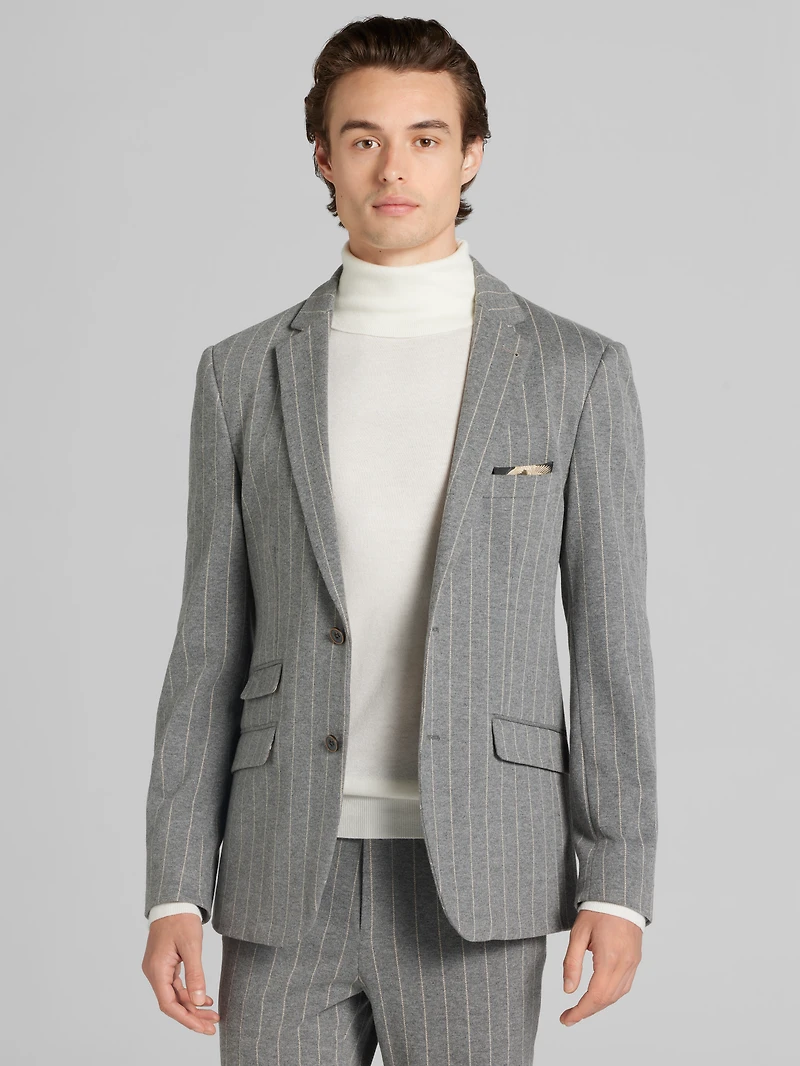Slim Fit Stripe Suit