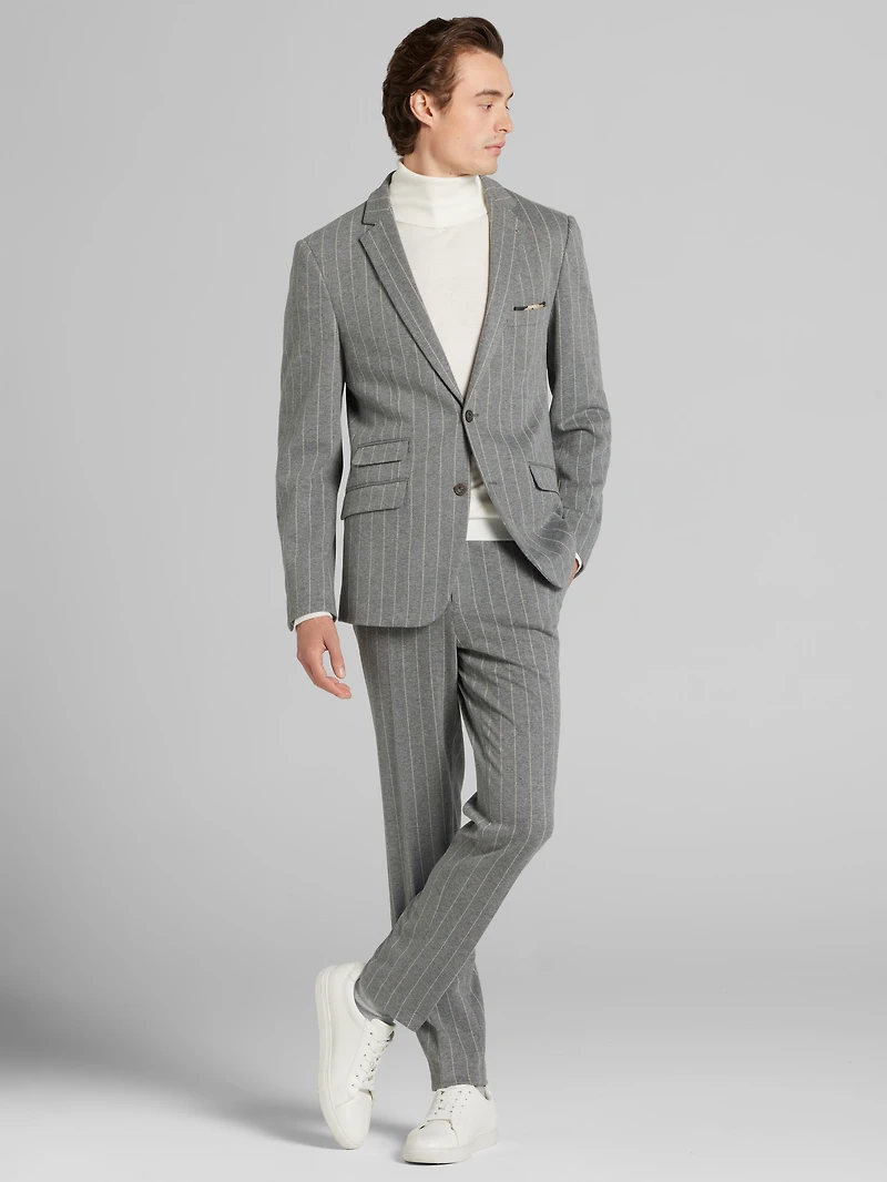 Slim Fit Stripe Suit