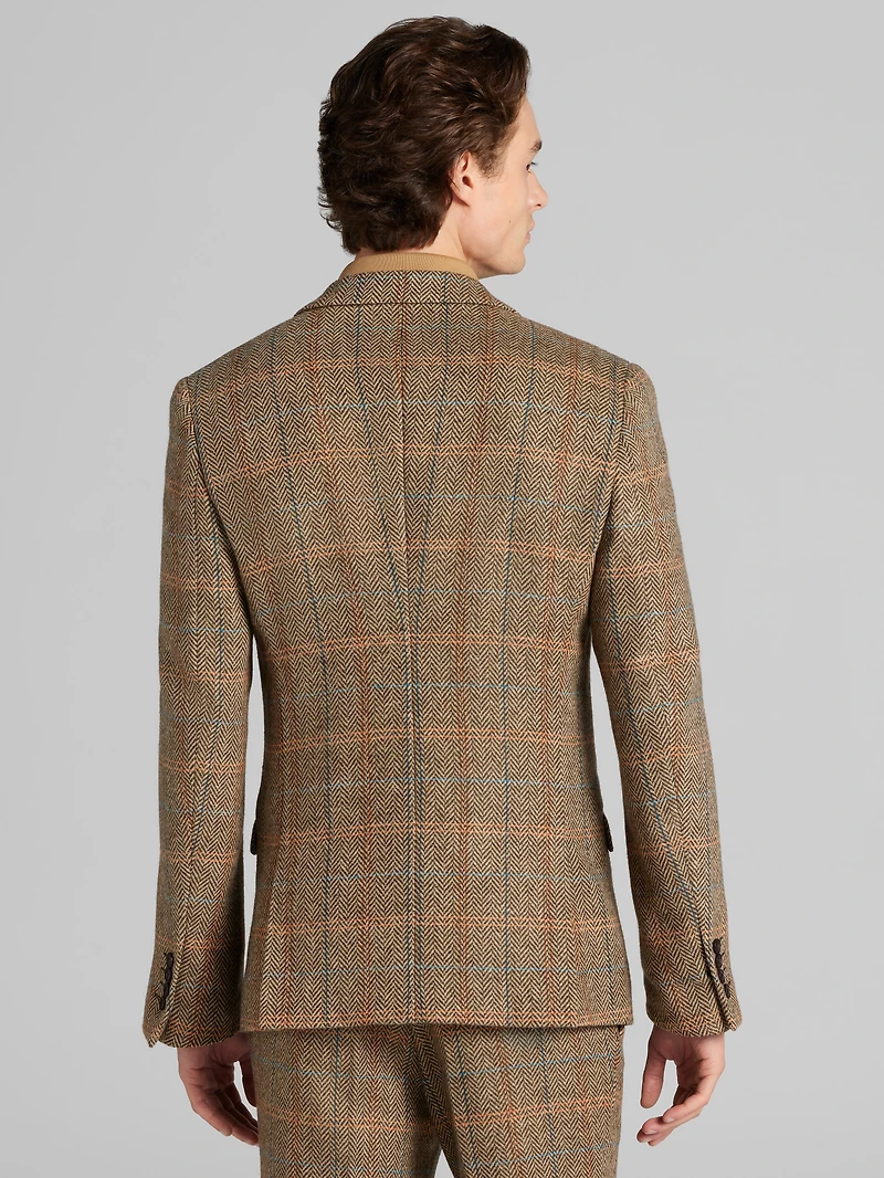 Slim Fit Herringbone Suit
