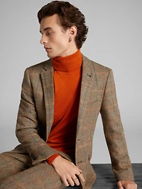 Slim Fit Herringbone Suit