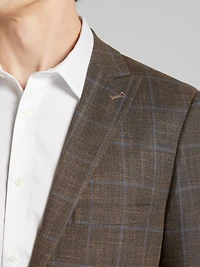 Slim Fit Plaid Suit