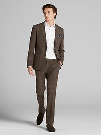 Slim Fit Plaid Suit