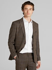Slim Fit Plaid Suit