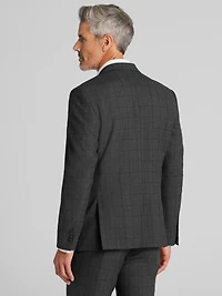 Slim Fit Windowpane Suit