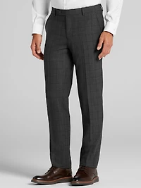 Slim Fit Windowpane Suit