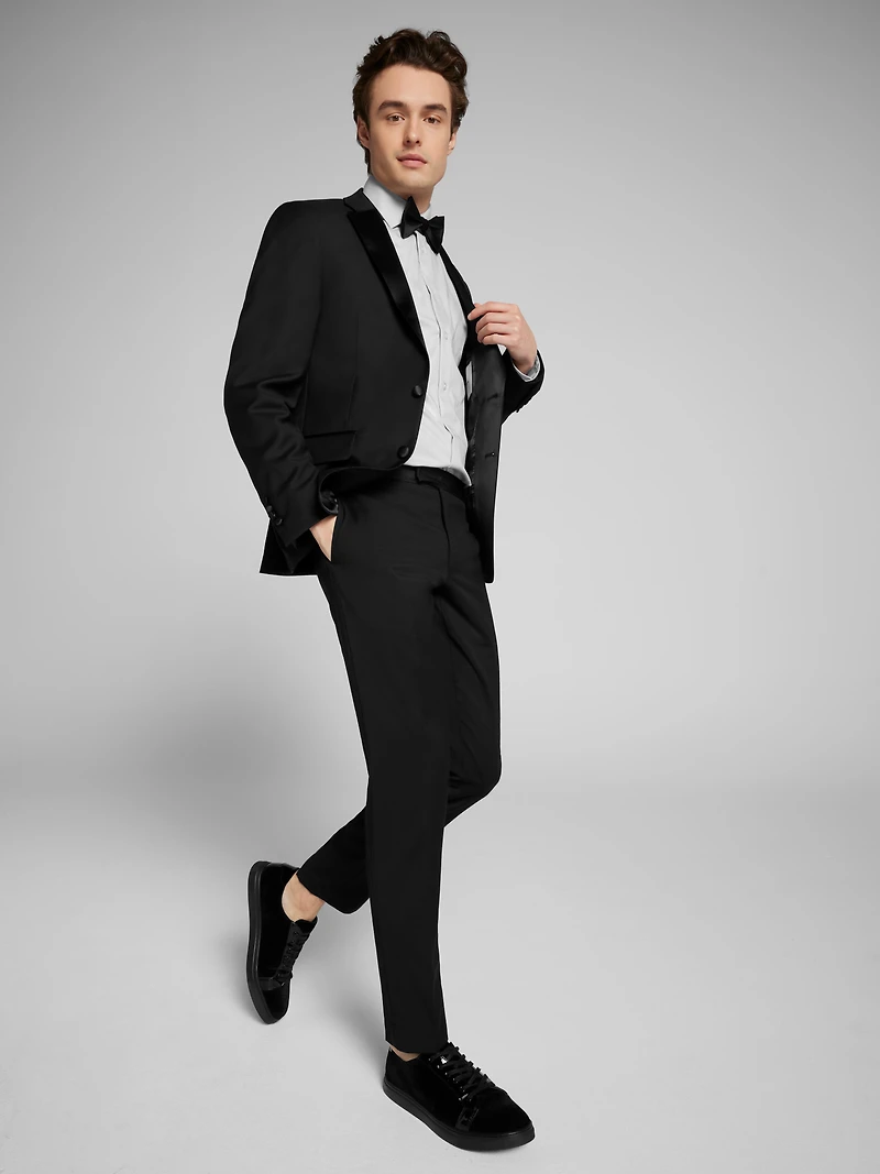 Slim Fit Wool Notch Lapel Tuxedo