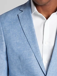 Slim Fit Linen Blend Suit