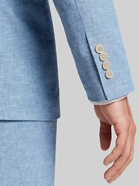 Slim Fit Linen Blend Suit