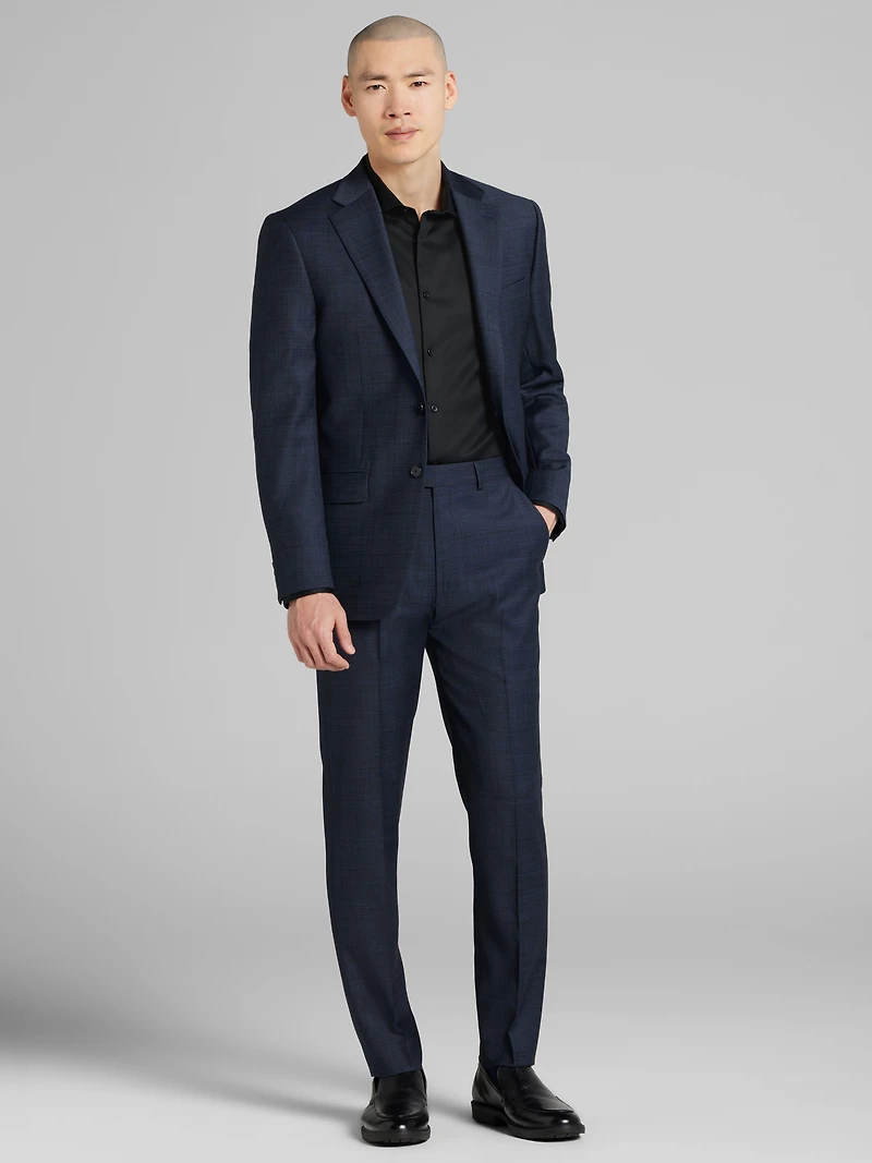 Slim Fit Wool Blend Suit