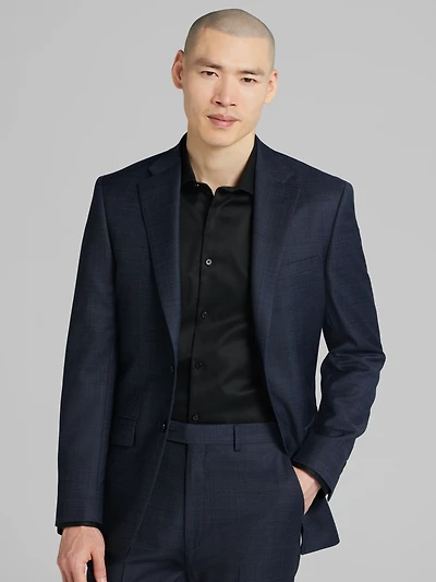Slim Fit Wool Blend Suit