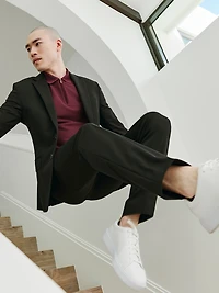 Slim Fit Knit Suit