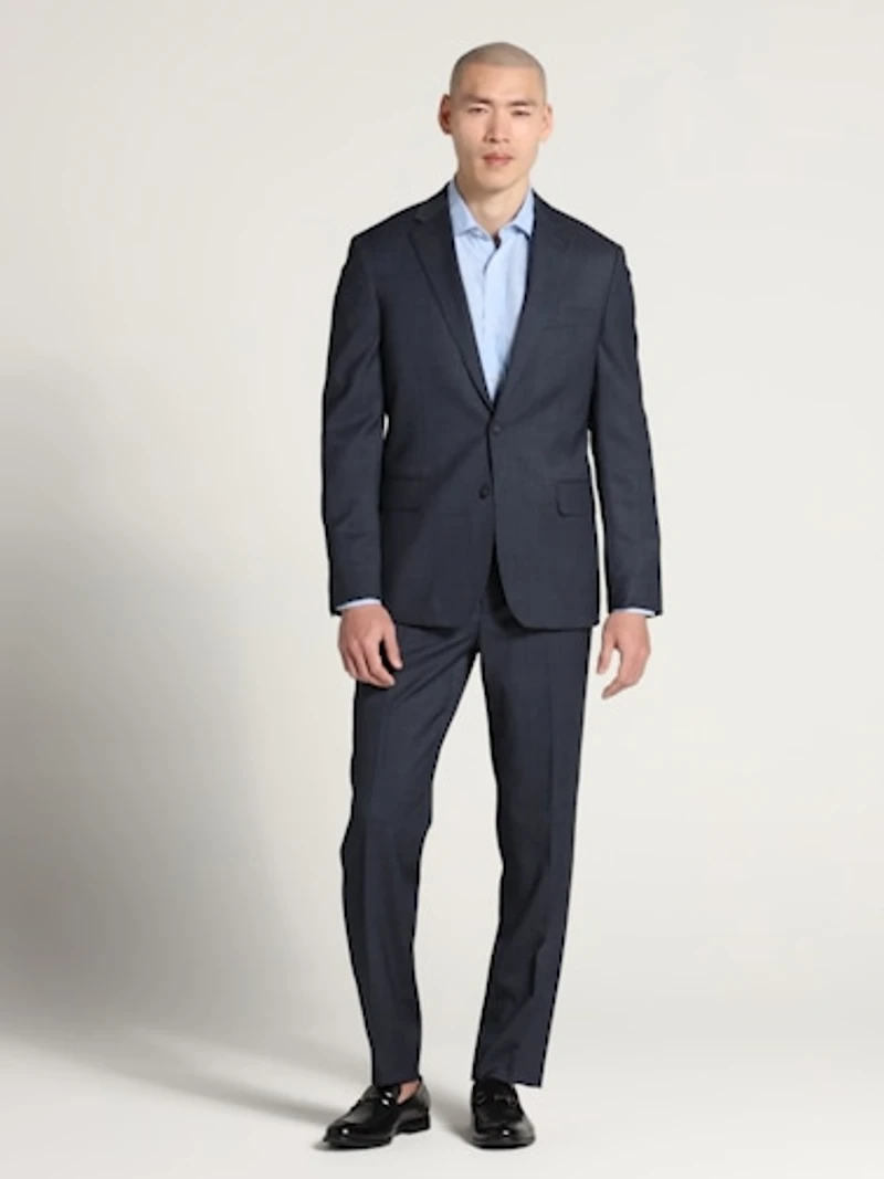 Slim Fit Check Suit Jacket
