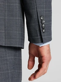 Modern Fit Windowpane Suit