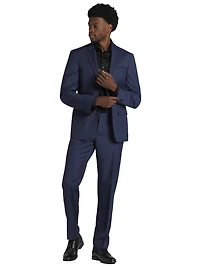 Classic Fit Wool Blend Windowpane Suit