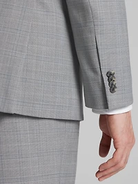 Classic Fit Wool Blend Plaid Suit