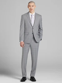 Classic Fit Wool Blend Plaid Suit