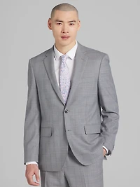 Classic Fit Wool Blend Plaid Suit