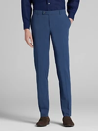 Skinny Fit Check Suit Pants