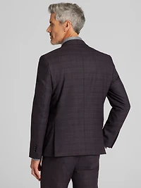 Slim Fit Plaid Suit