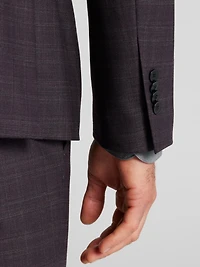 Slim Fit Plaid Suit