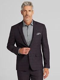 Slim Fit Plaid Suit